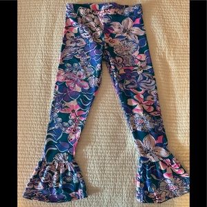 Lily Pulitzer Girls pant with flair at ankle
